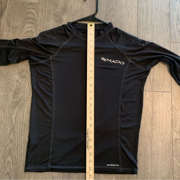 Nado Rashgard Sun Protection Swimwear Long Sleeve Top Women's Black S. - Picture 8 of 8